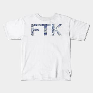 Blue Mandala FTK Kids T-Shirt